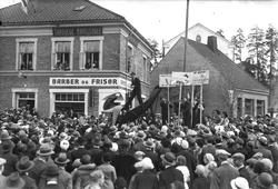 17. mai feiring i Notodden torg, sentrum 1933,
