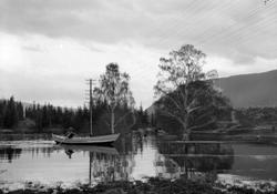 Flom i Lågen ved Fåberg.