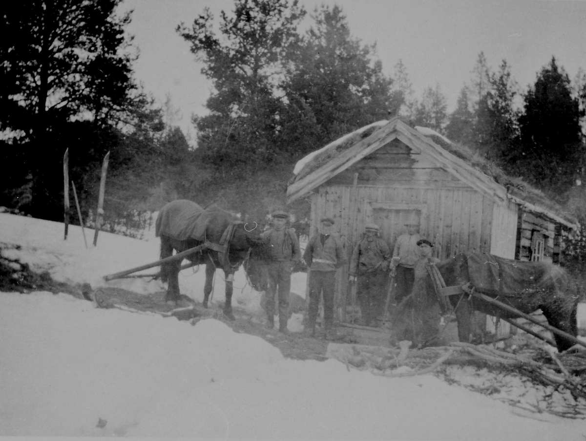 Sagbruk (hus), hester, Lensmannssaga, sagbua ved Hulta