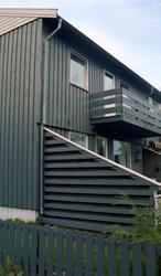 Bilder av tre boliger.