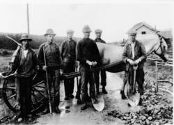 Frå v.Guttorm Halden,Gunvald Halden,Eirik E.Roteigen,Knut So