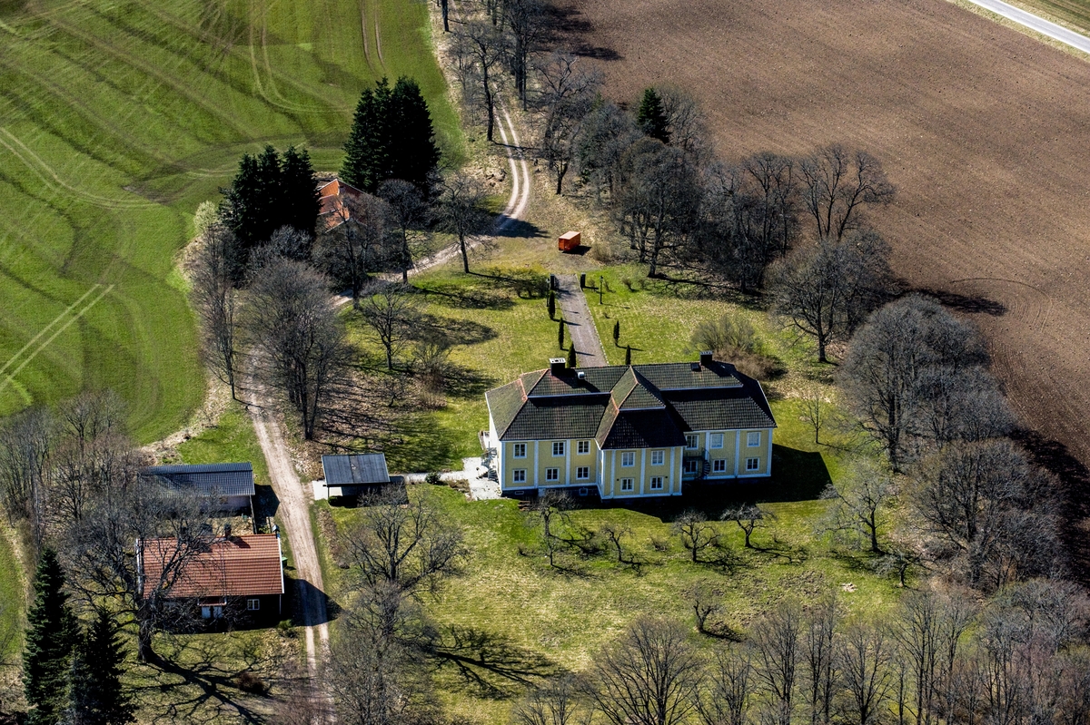 Flygfoto över Edshults säteri i Eksjö kommun.