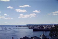 Utsikt vestover fra Akershus.