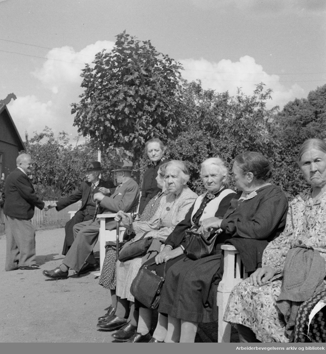 Tøyen Hagekoloni. August 1948