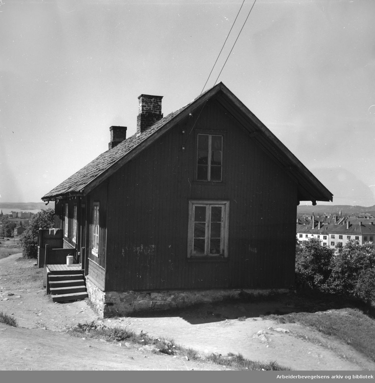 Trondheimsveien. "Rødstua". 1950