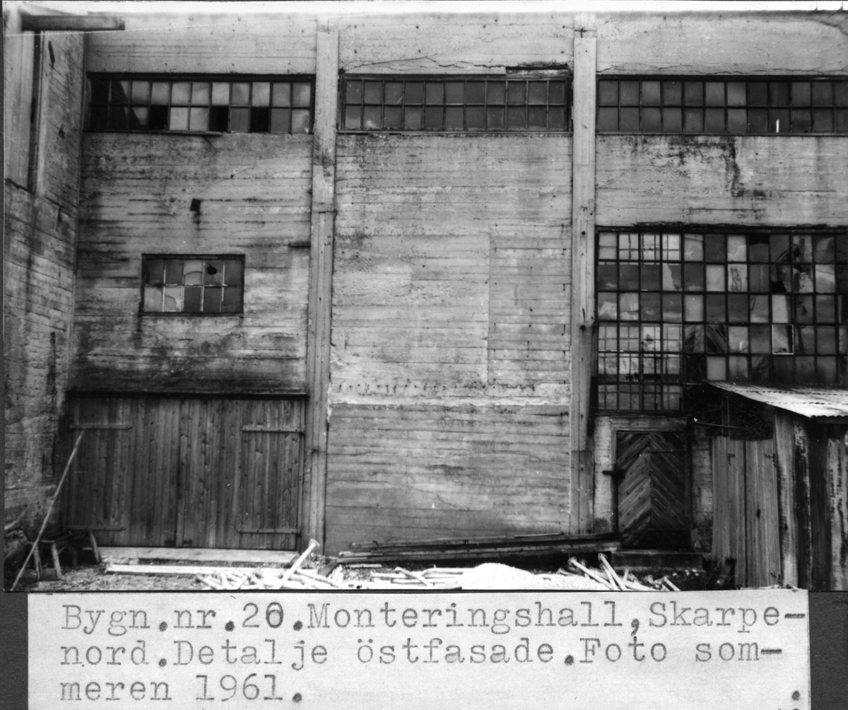 Bygg nr. 20 ved LMV - monteringshall