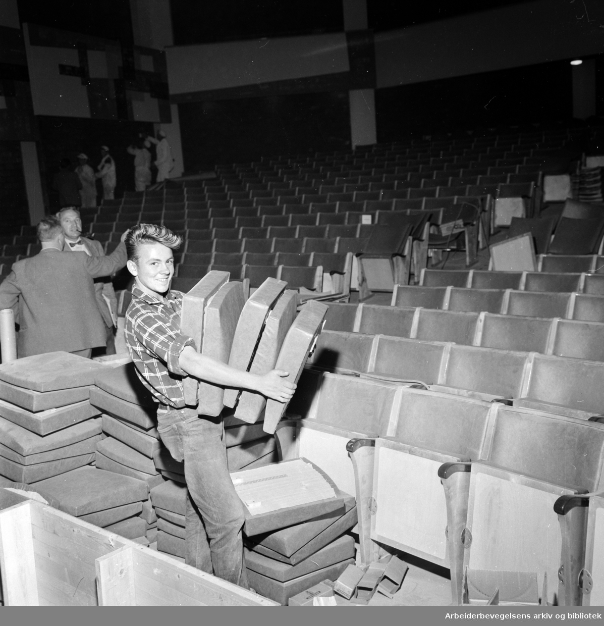 Soria Moria kino ombygges og åpner i kveld. August 1959
