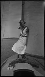 Seiletur med "Vilja". Stjernarøy-Sølyst. Frk. Kamsrud, frk. 
