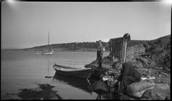 Seiletur med "Vilja" Tunsøy. Mor, far