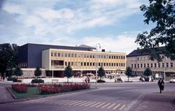 Foto fra øverst i Kaibakken med begynnelsen av Langveien hel