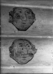 Rikard Berges fotoarkiv. Veggmaling. Bildet er tatt på Søre 