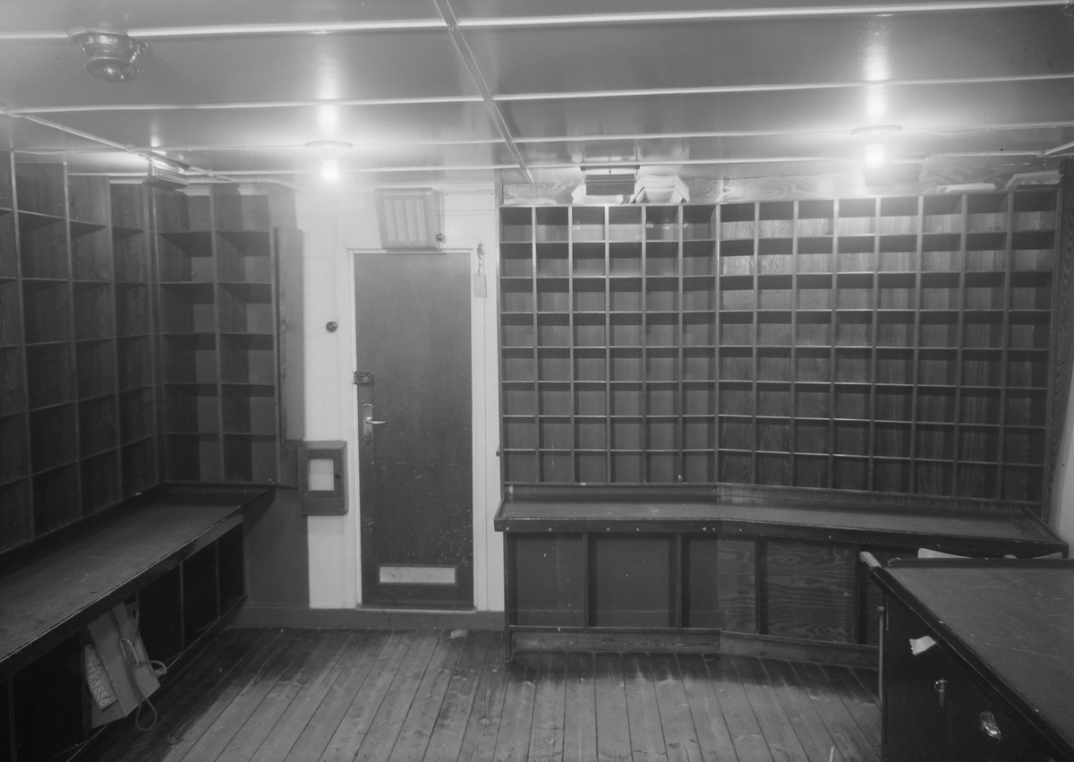 Postkontoret ombord i DS Sigurd Jarl