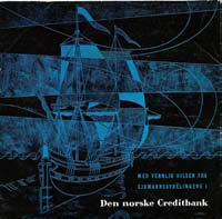 Vidar Sandbeck Reklame-EP for sjømannsavdelingen i Den norske Creditbank
