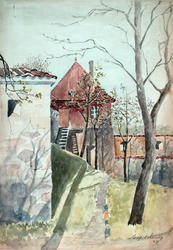 Jomfrutårnet, Akershus [Akvarell]