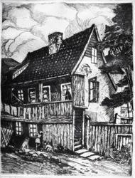 Bak Chat Noir [radering]