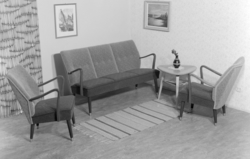 Salong. Sofa og lenestol.