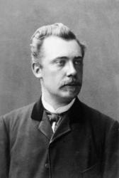 Portrett, mann, Kristiansund ca 1880.   Fotograf Ovesen i Ch