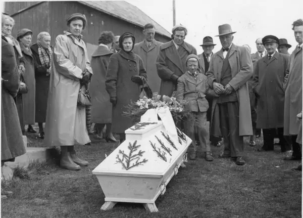 Gravferd på Magerøya, Fra begravelsen til Peder Elias Anders