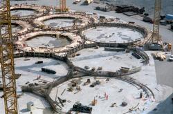 Anleggsområdet til Norwegian Contractors i Jåttåvågen ved St