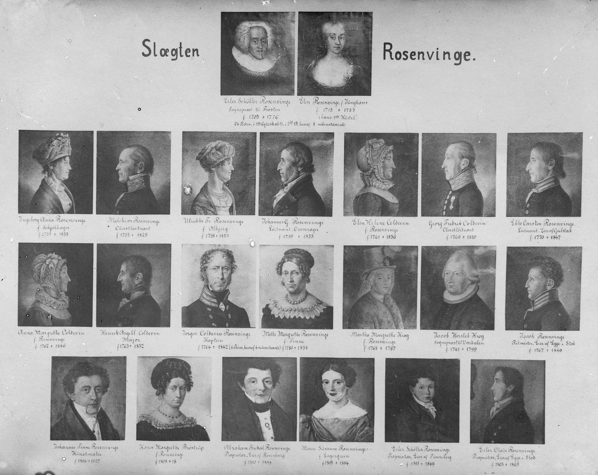 Portretter av slekten Rosenvinge (kopi)