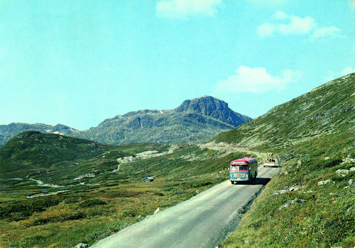 Her E-15536  Scania Vabis B 75, 1962 mod. med Brødrene Repstad karosseri.