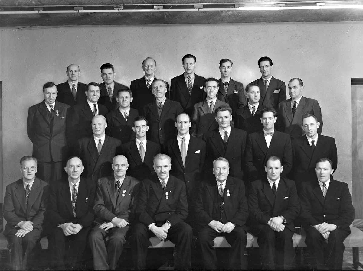 Jubilanter ved I. C. Piene & Søn, 27.12.1955