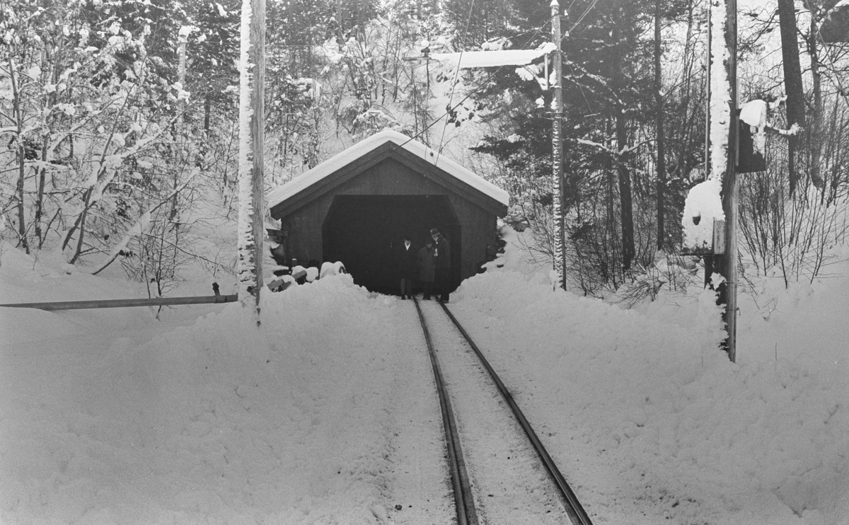Fagerlibanen ved Løkken tunnel. Sporvidde 60 cm.