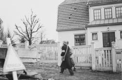 Ødeleggelser etter tyskernes bombing ved Frøen i Oslo 9. apr
