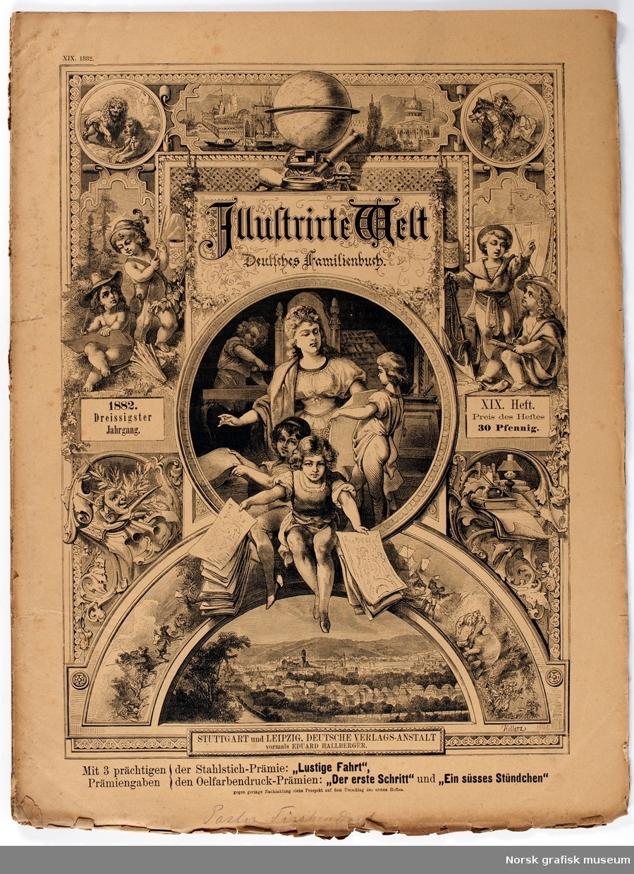 Tysk tidskrift "Illustrirte Welt": 1882