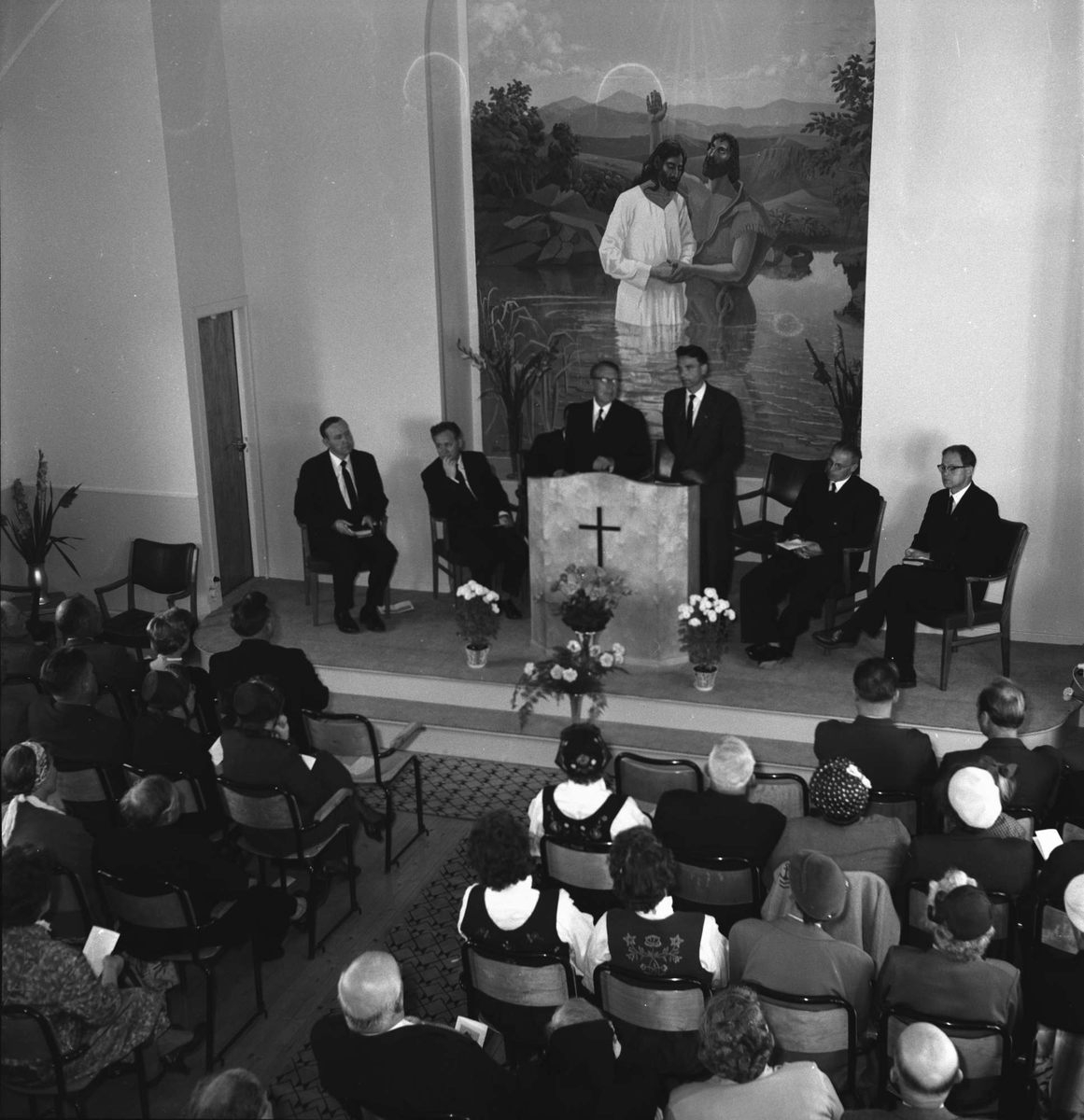 Møte i adventistkirka på Seljestad.