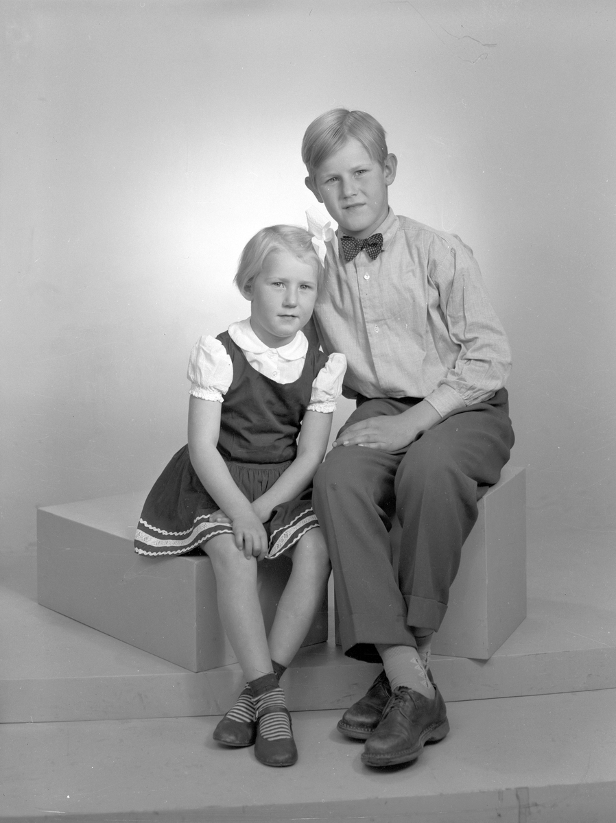 Gunilla och Lars Sandberg. Den 29 september 1956
