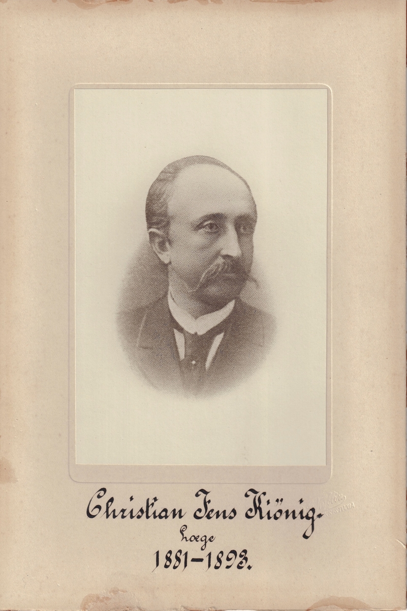 Christian Jens Kiønig, lege ved Botsfengselet 1881-1893
