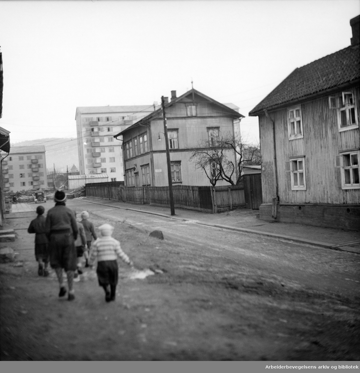 Nils Huus gate. Januar 1949