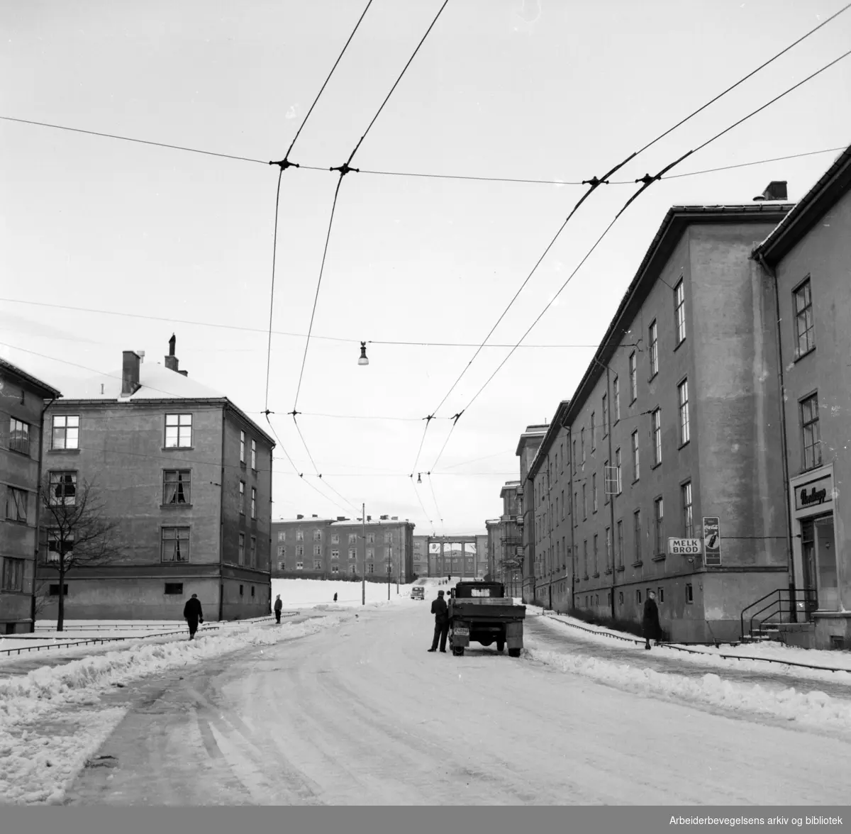Nordkappgata. Januar 1954