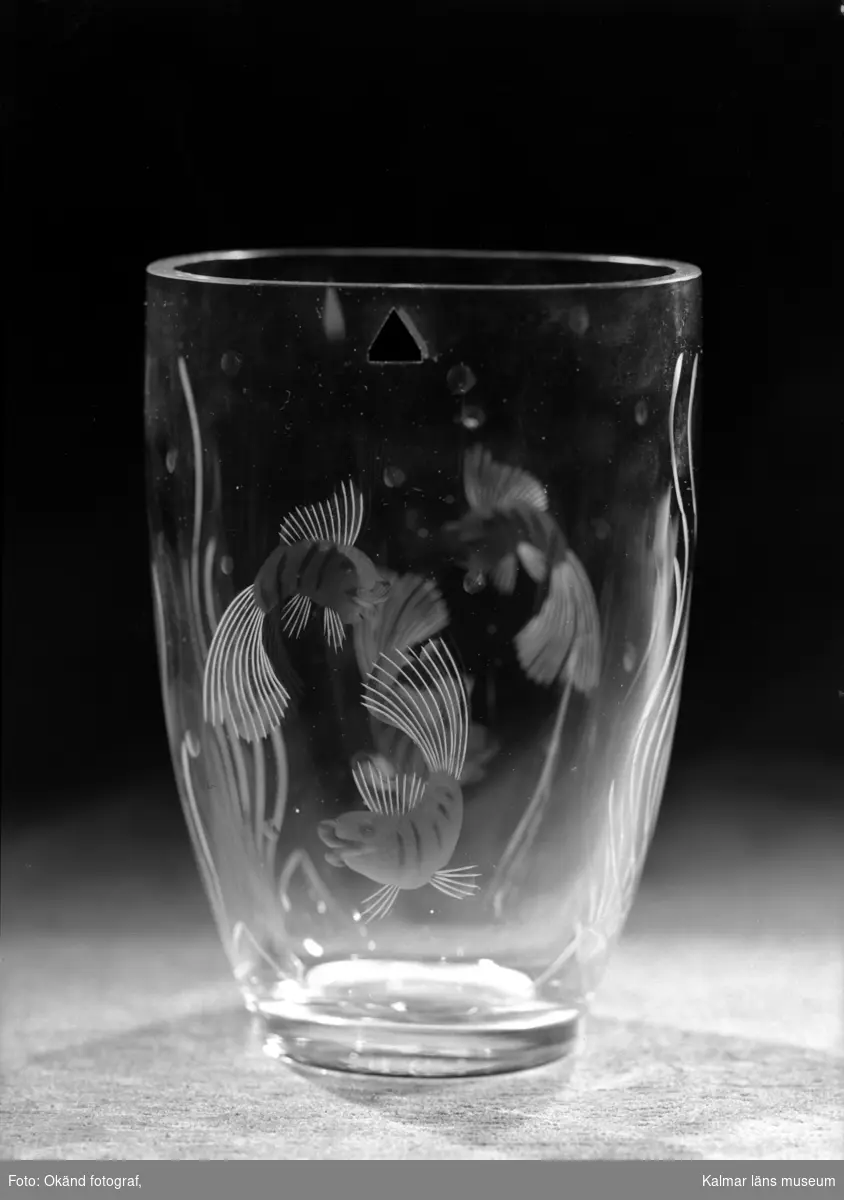 Glas från Leeks glassliperi i Trekanten.