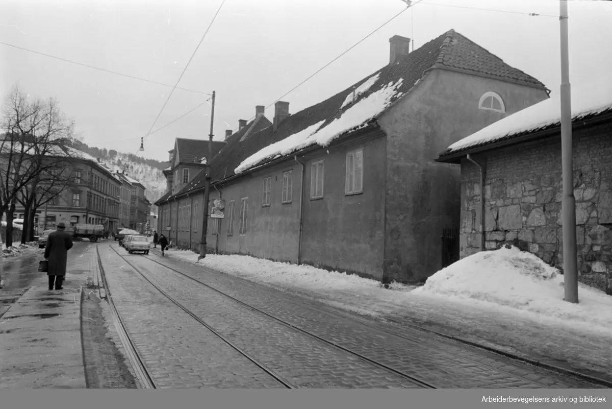 Oslo gate. Ladegården. Mars 1966