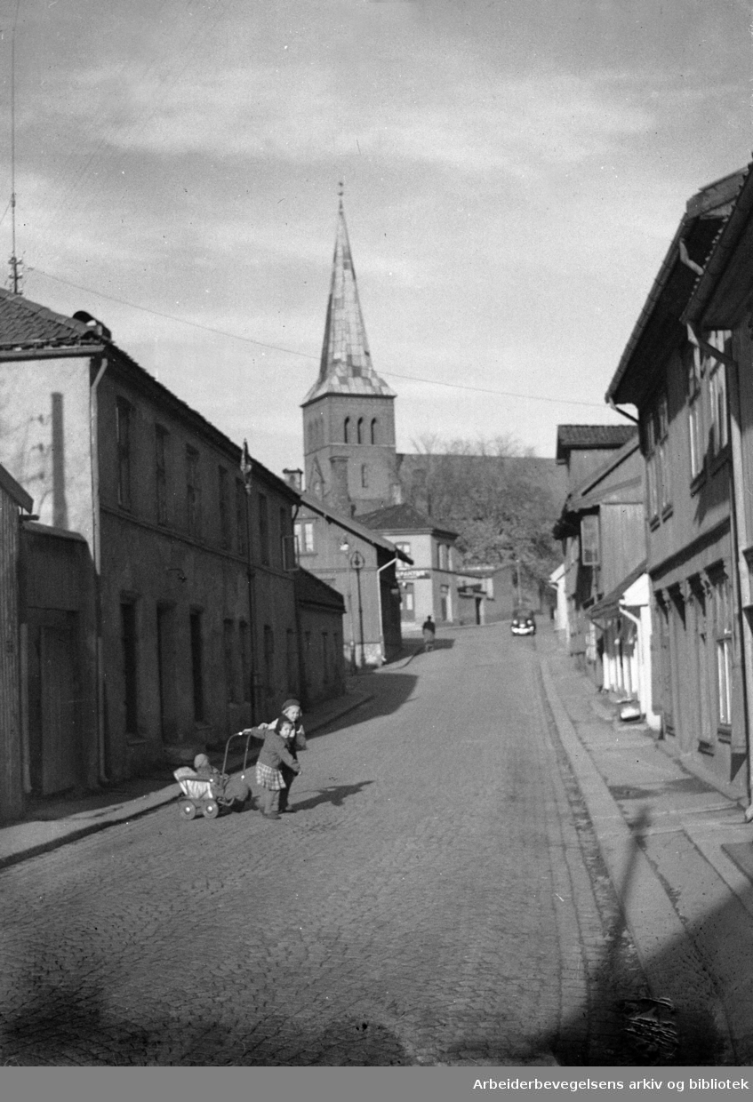 Kampen. Normannsgata. Oktober 1948