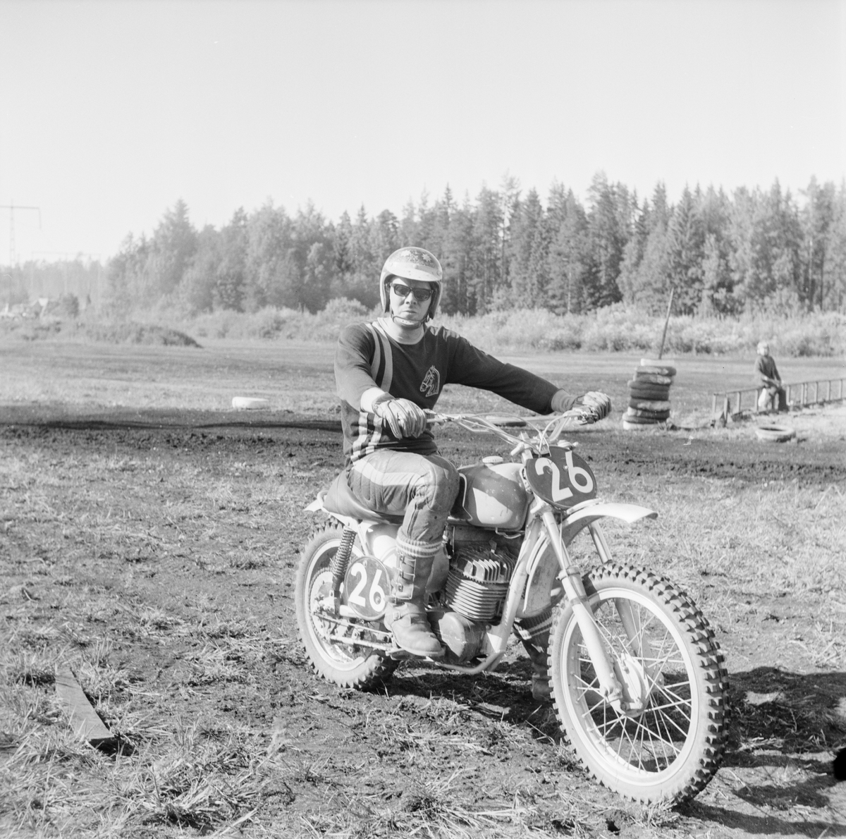 Motocross i Tierp, Uppland, juni 1971