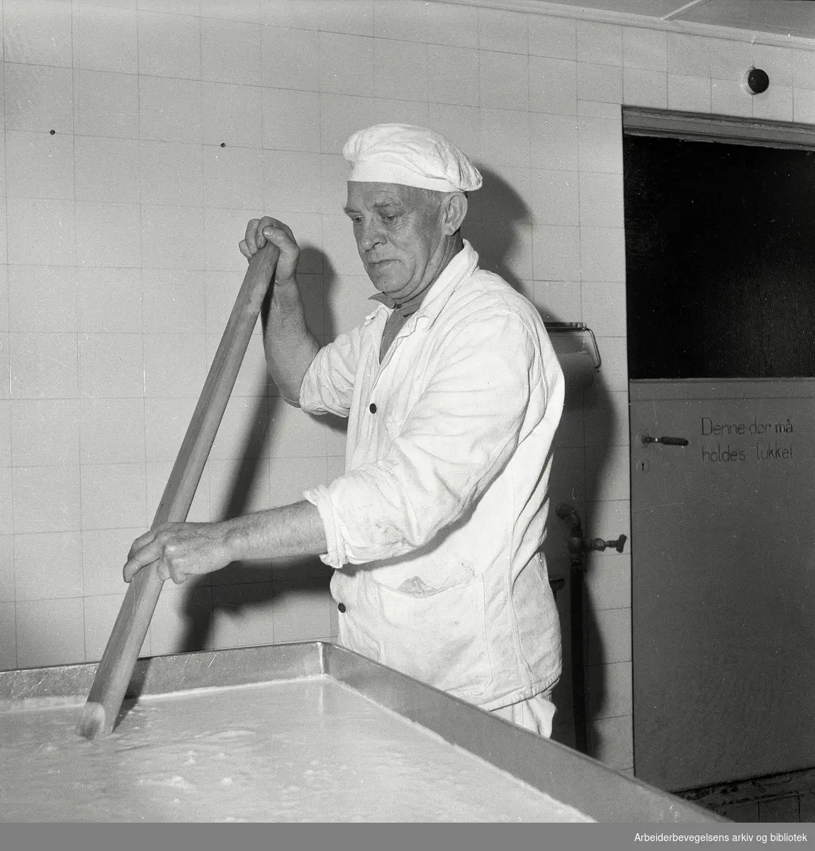 Borgar Margarinfabrikk i Fredrikstad, 2. desember 1960.