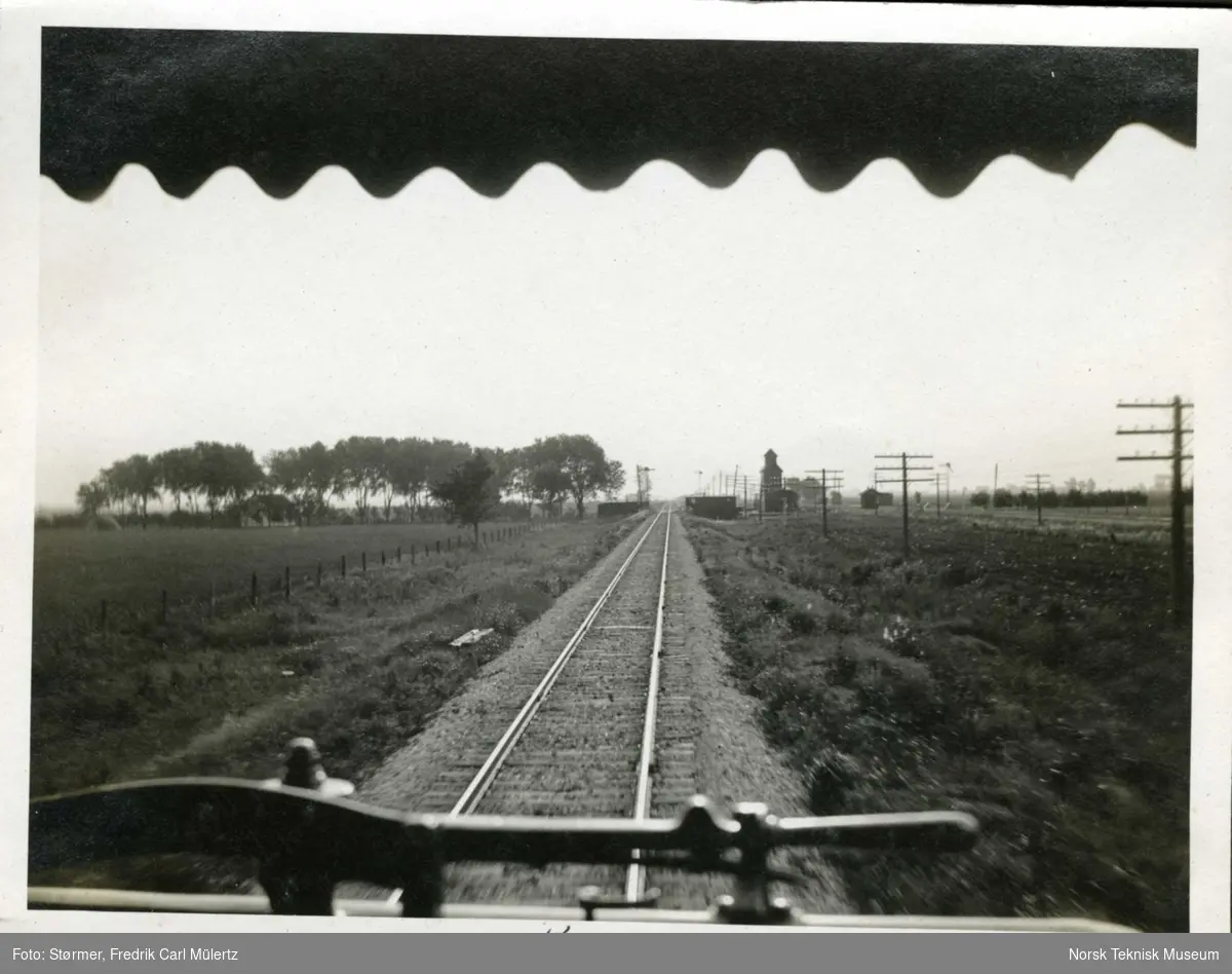 Jernbanespor gjennom Kansas