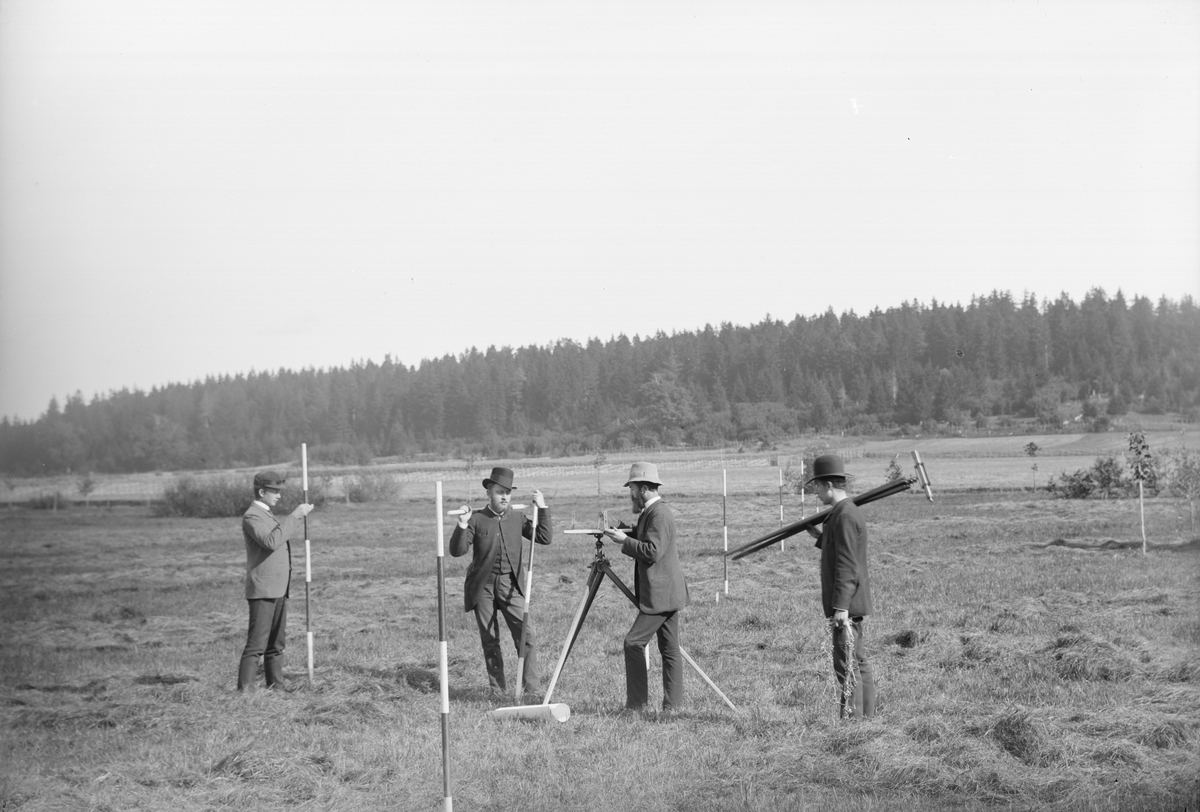 Mätlag 7 vid Ultuna lantbruksinstitut, Uppsala 1888