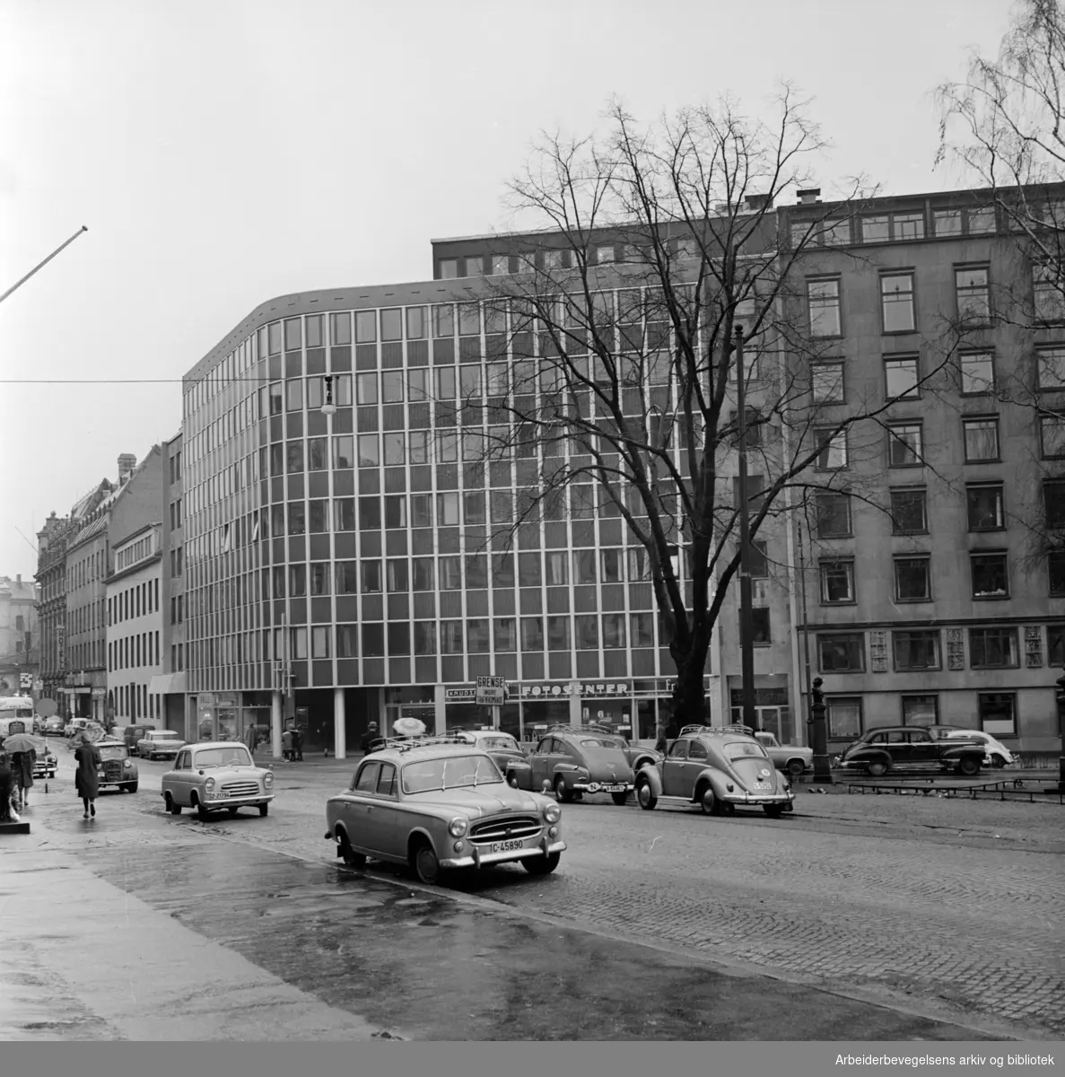 Centralkirken i St. Olavs gate. Februar 1961