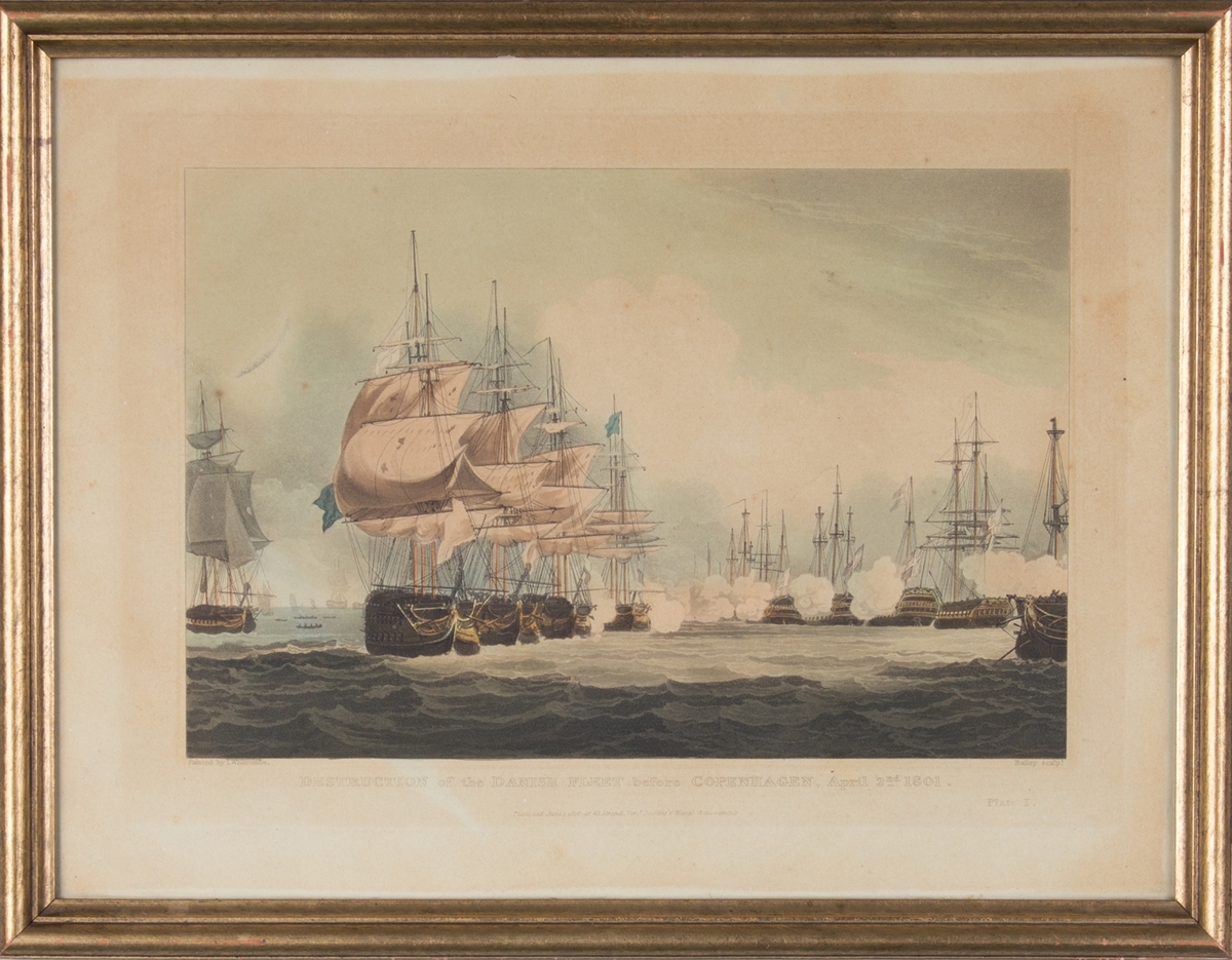Tilintetgjøresle av den danske flåten utenfor København i 1801