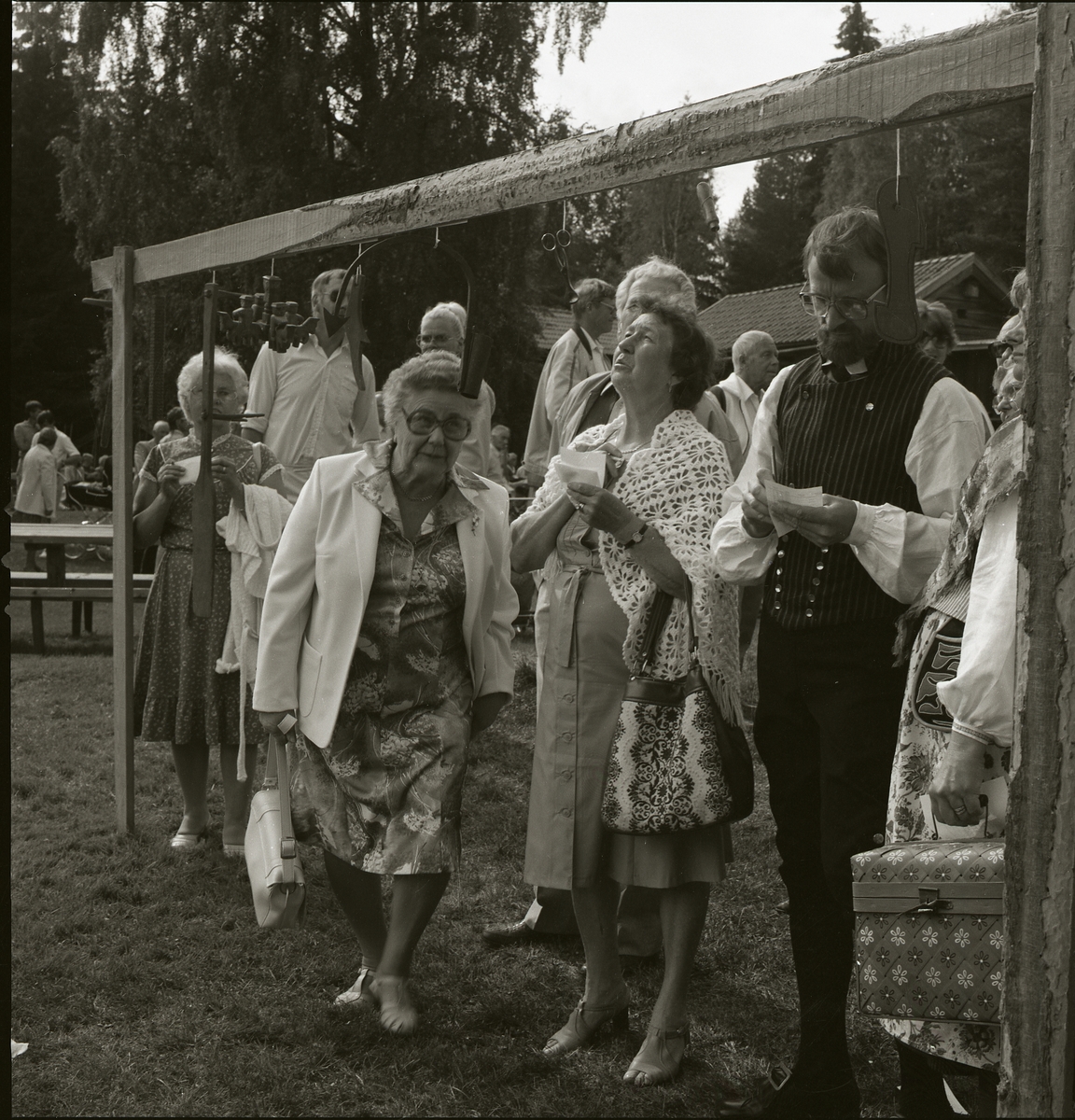 "Gam sak" gissningen på Rengsjöfesten, Rengsjö 17 juli 1983.