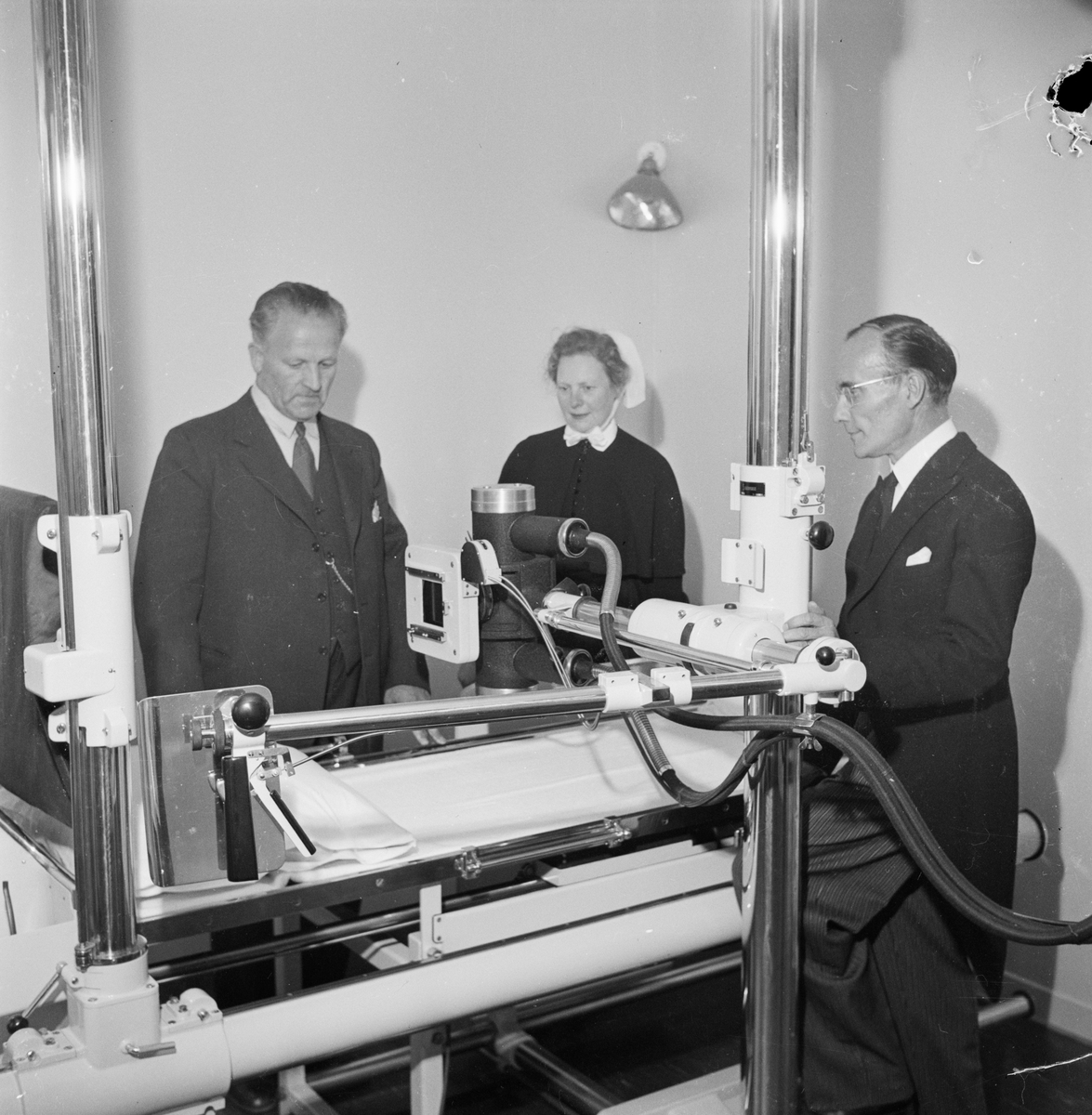 Invigning av sjukhuset, Tierp, Uppland 1948