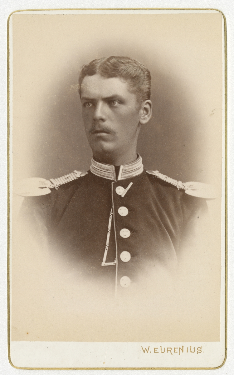 Porträtt av John Mauritz Klingspor, officer vid Svea livgarde I 1.