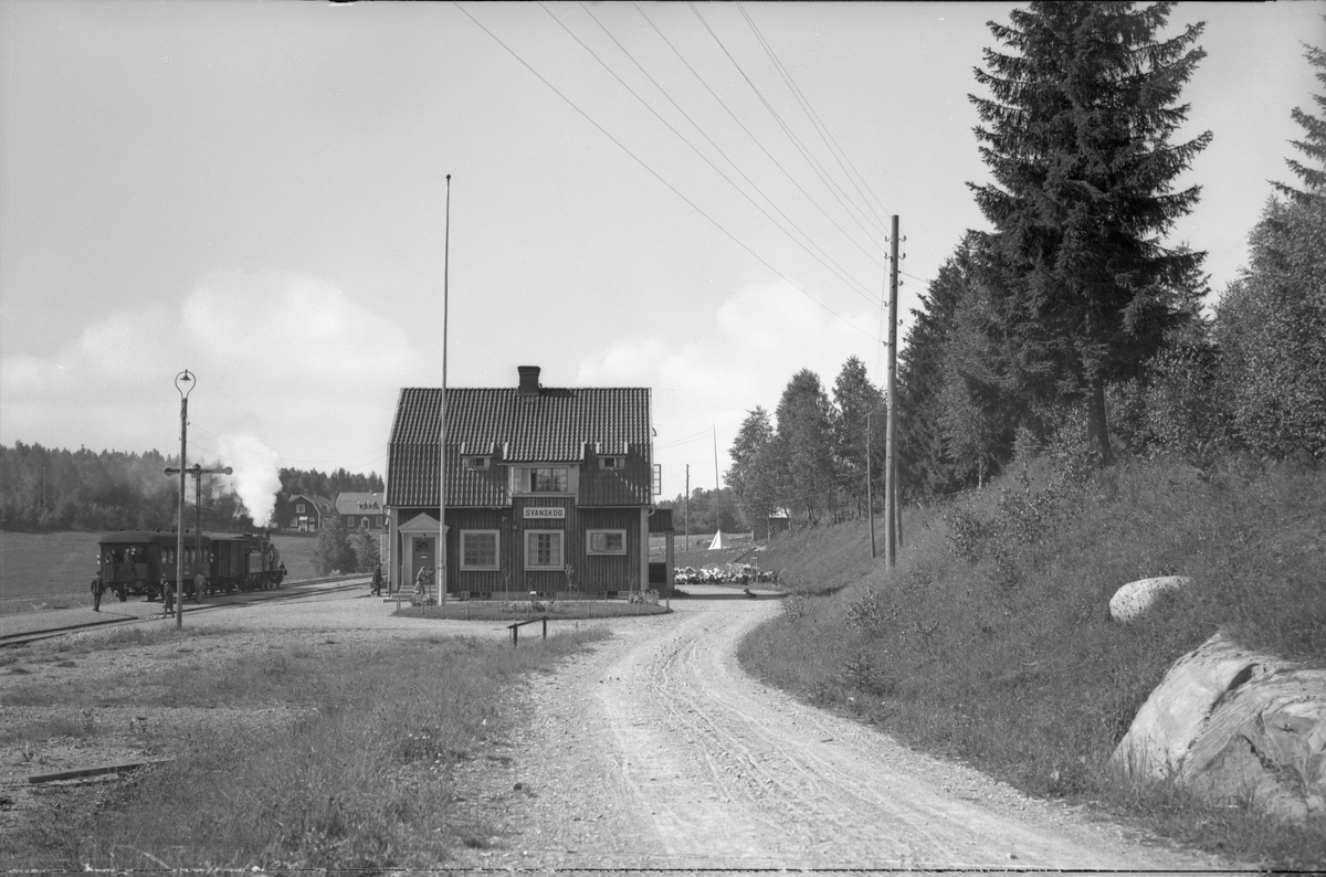 Stationen i Svanskog.