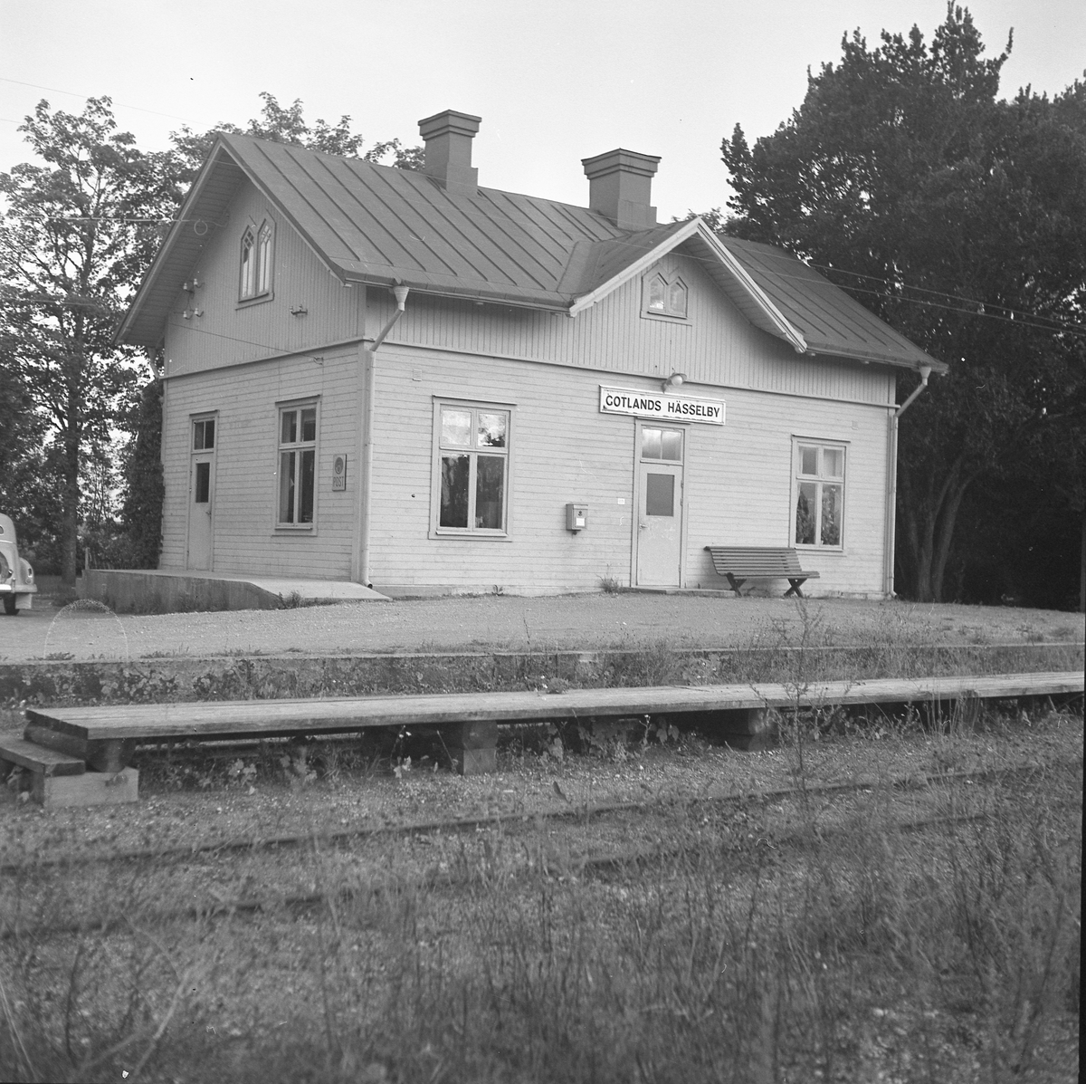Gotlands Hässelby station i Dalhem.