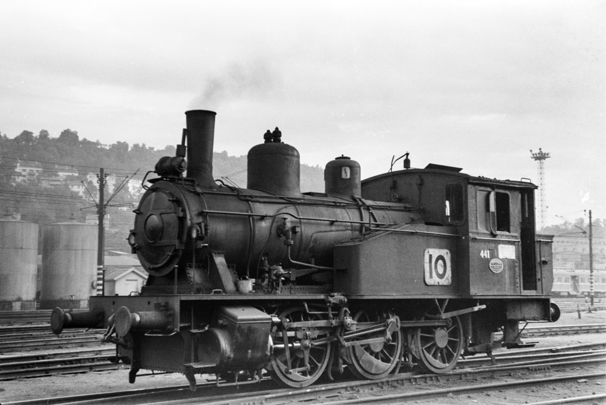 Damplokomotiv type 23b nr. 441 i Lodalen i Oslo.