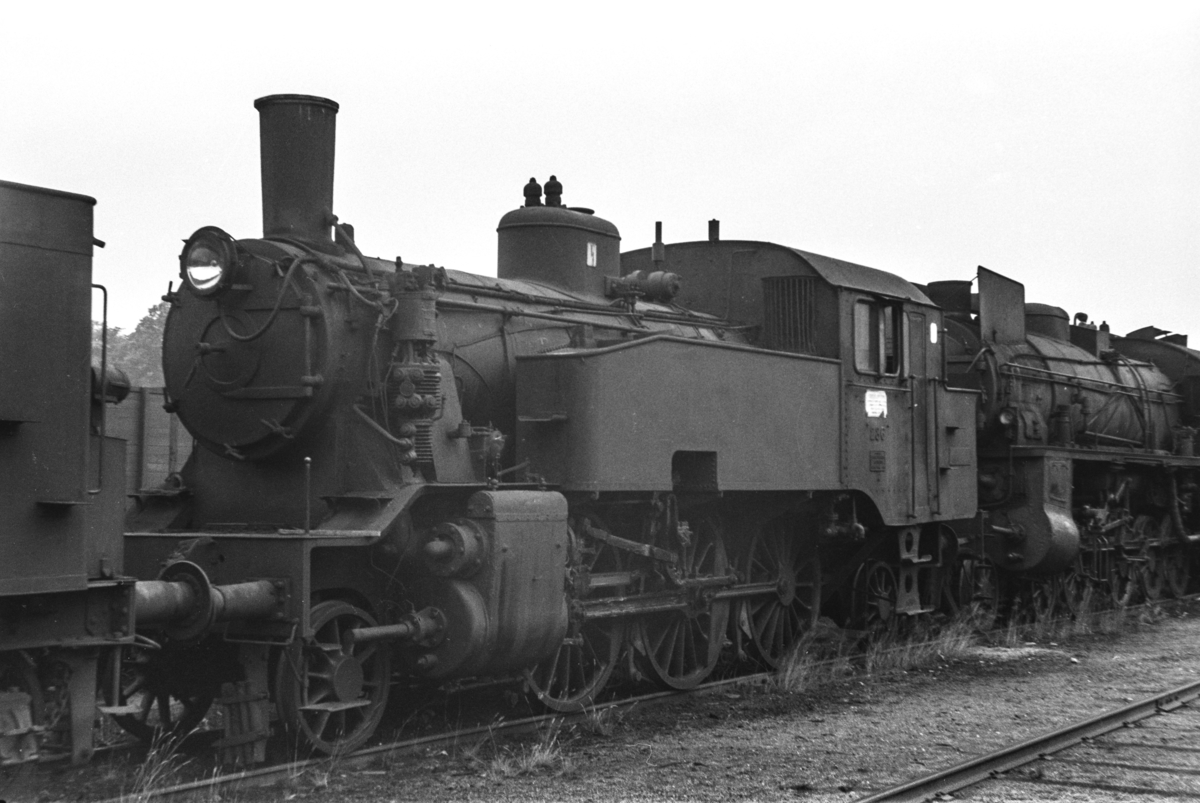 Hensatt damplokomotiv type 32a 286 i Lodalen i Oslo.